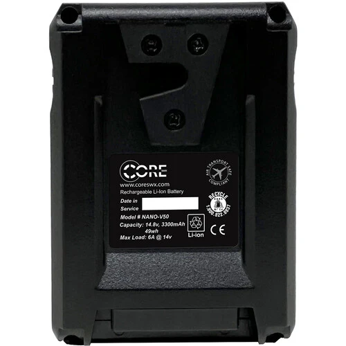 Core SWX NANO V50 Micro 49Wh Lithium-Ion Battery (V-Mount) - Image 2