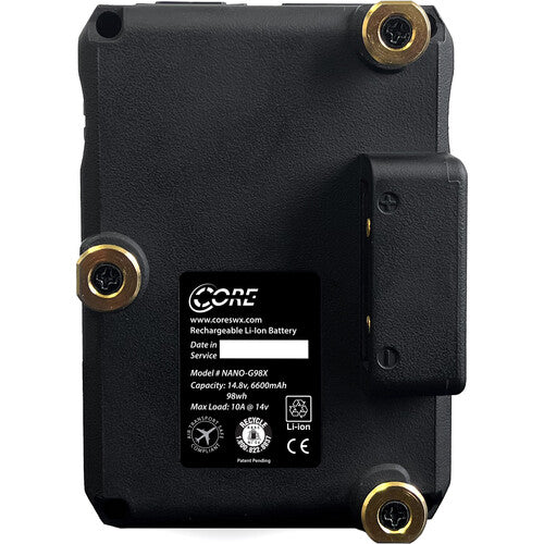 Core SWX NANOX G98 Micro 98Wh Li-Ion Battery (Gold Mount) - Image 2
