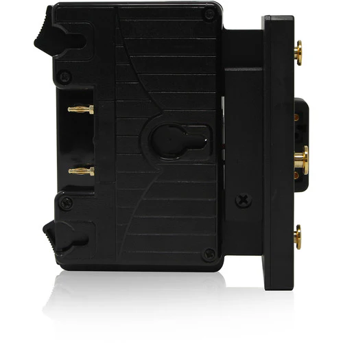 Core SWX Short Form Factor Hotswap Shark-Fin Mount Battery Mount (Gold Mount, 2 x D-Taps) - Image 2