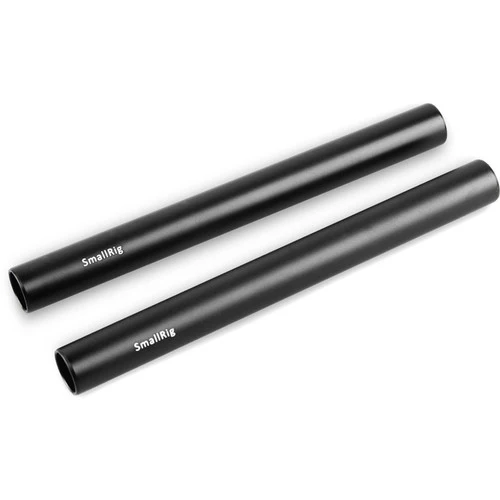 SmallRig 15mm Aluminum Rod (Pair, Black, 6")