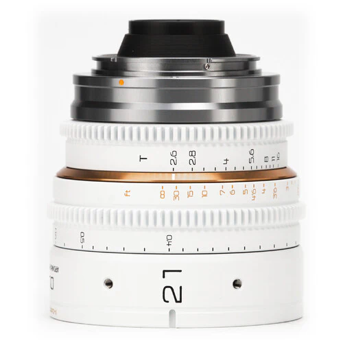 Dulens APO Mini Prime 21mm T2.6 Lens (PL Mount, White) - Image 3