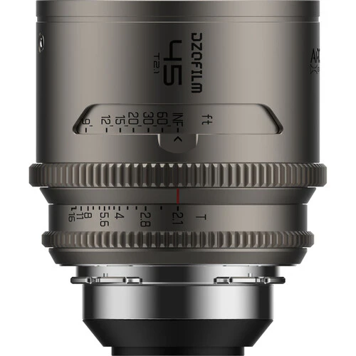 DZOFilm Arcana 45mm Anamorphic Prime Lens (ARRI PL, Titanium) - Image 4
