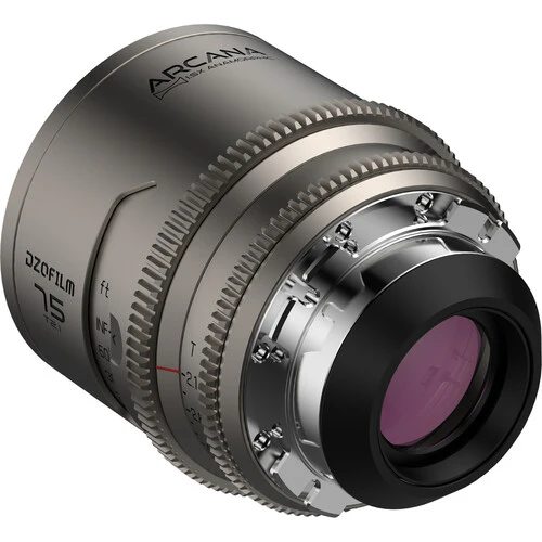 DZOFilm Arcana 75mm Anamorphic Prime Lens (ARRI PL, Titanium) - Image 3