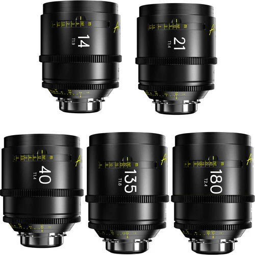DZOFilm Arles FF/VV Prime Cine 5-Lens Set B (ARRI PL)