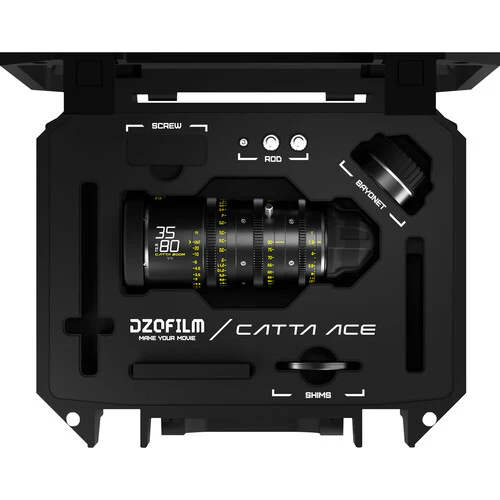 DZOFilm Catta Ace 35-80mm T2.9 PL-Mount Cine Zoom Lens (Black) - Image 7