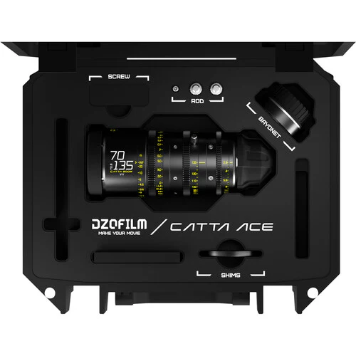 DZOFilm Catta Ace 70-135mm T2.9 PL-Mount Cine Zoom Lens (Black) - Image 7