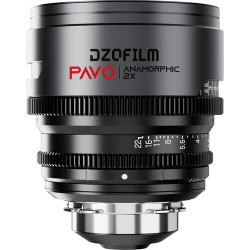 DZOFilm PAVO 28mm T2.1 2x Anamorphic Prime Lens (Neutral Coating, PL/EF Mount, Feet) - Image 2