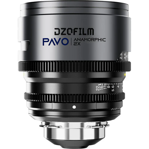 DZOFilm PAVO 32mm T2.1 2x Anamorphic Prime Lens (Blue Coating, PL/EF Mount, Feet) - Image 2