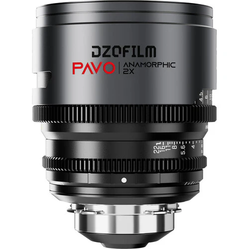DZOFilm PAVO 55mm T2.1 2x Anamorphic Prime Lens (Neutral Coating, PL/EF Mount, Feet) - Image 2