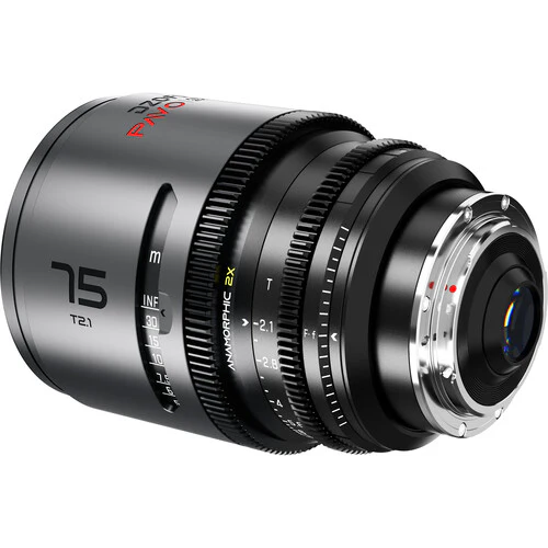 DZOFilm PAVO 75mm T2.1 2x Anamorphic Prime Lens (Neutral Coating, PL/EF Mount, Feet) - Image 4