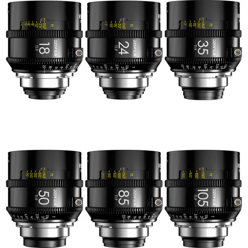 DZOFilm VESPID2 T1.9 Prime 6-Lens Kit (ARRI PL, Feet) - Image 4