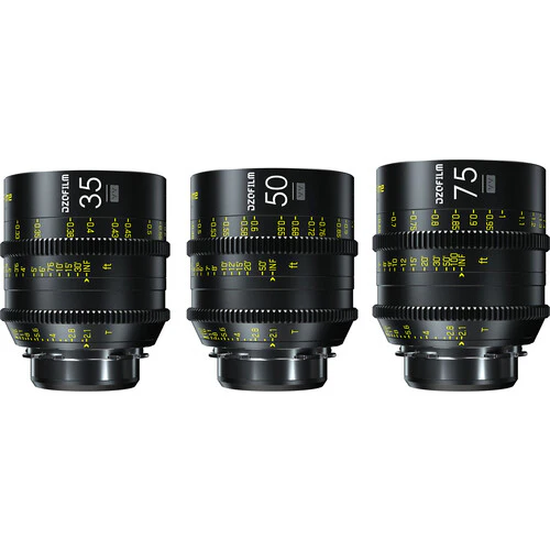 DZOFilm VESPID Cyber Full Frame 3-Lens Kit (35/50/75mm) - Image 2