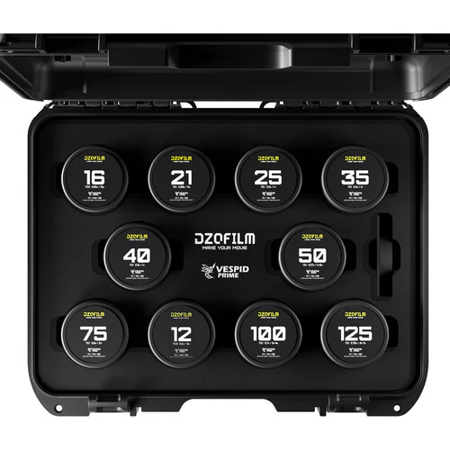 DZOFilm VESPID Prime Cine 10-Lens Kit (ARRI PL & Canon EF)