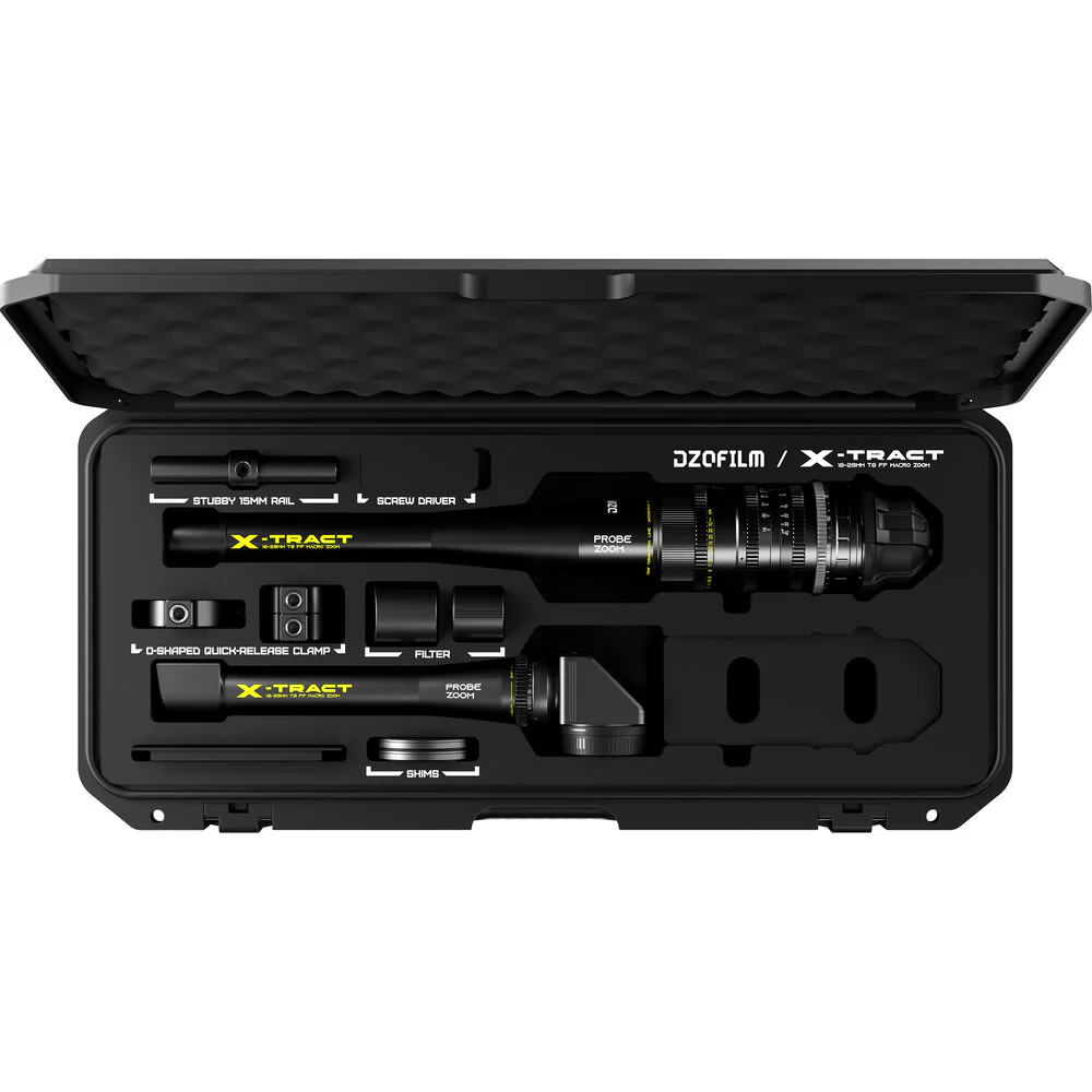 DZOFilm X-Tract 18-28mm T8 FF Detachable Probe Zoom with Case (0 & 360, ARRI PL, Metric) - Image 2
