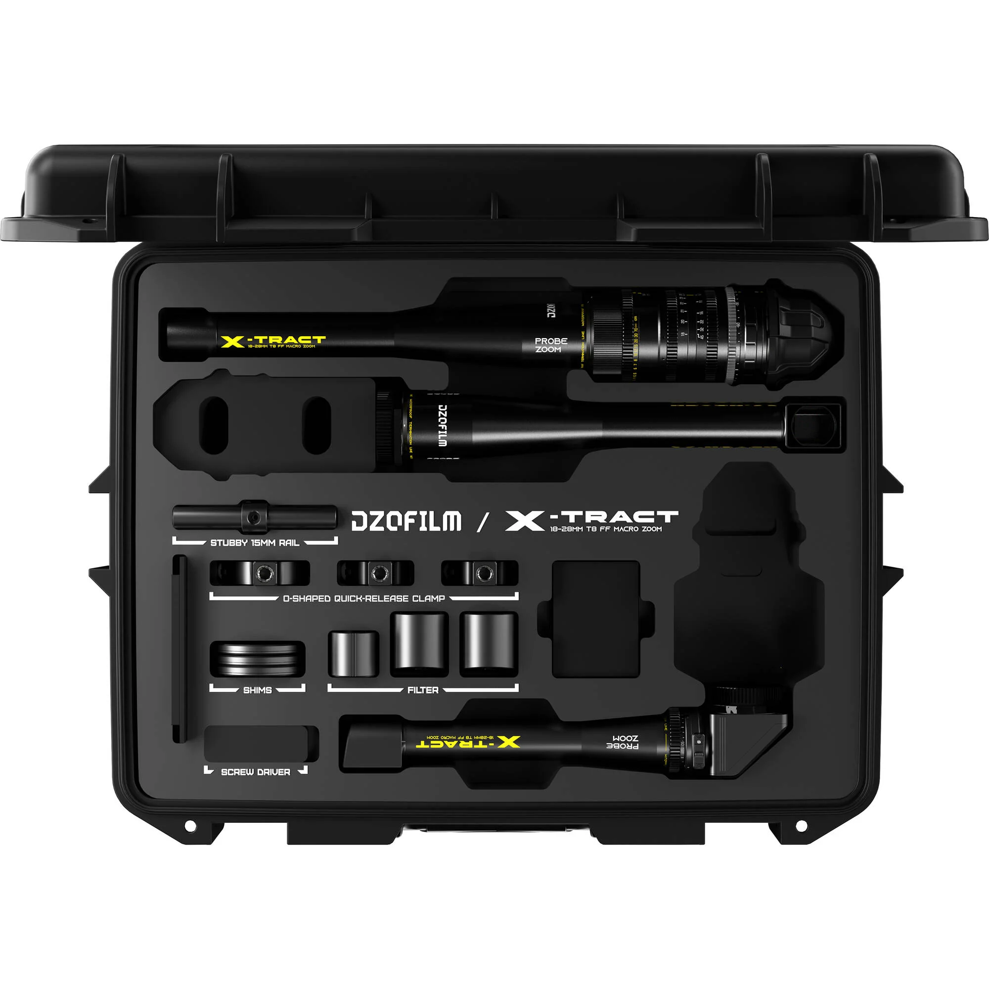 DZOFilm X-Tract 18-28mm T8 FF Detachable Probe Zoom with Case (0, 90 & 360, ARRI PL, Metric) - Image 6