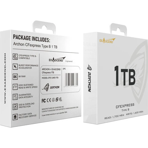 Exascend 1TB Archon CFexpress Type B Memory Card - Image 3