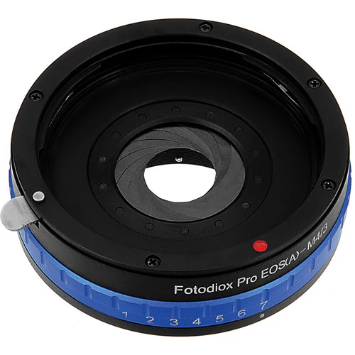 FotodioX Canon EF Pro Lens Adapter with Built-In Iris Control for Micro Four Thirds Cameras - Image 2