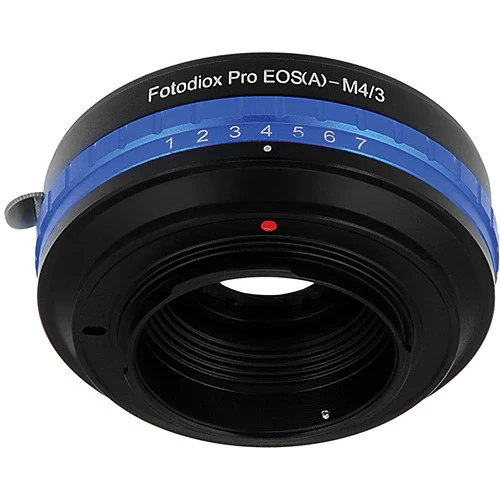 FotodioX Canon EF Pro Lens Adapter with Built-In Iris Control for Micro Four Thirds Cameras - Image 3