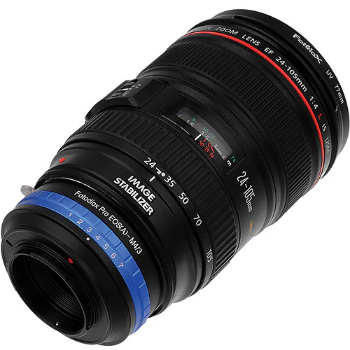 FotodioX Canon EF Pro Lens Adapter with Built-In Iris Control for Micro Four Thirds Cameras - Image 4