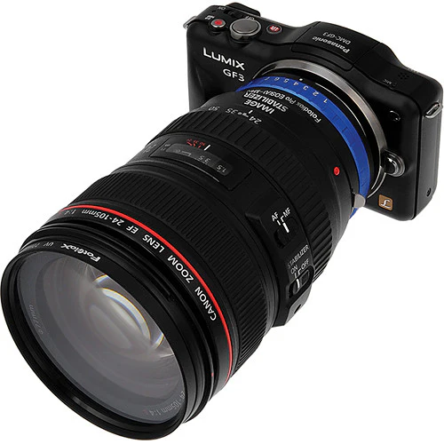 FotodioX Canon EF Pro Lens Adapter with Built-In Iris Control for Micro Four Thirds Cameras - Image 5