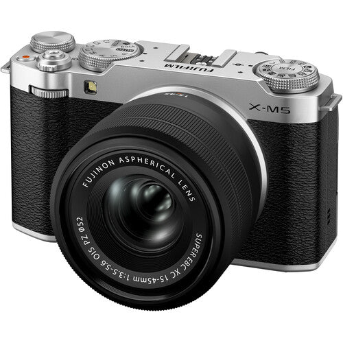 FUJIFILM X-M5 Mirrorless Camera with XC 15-45mm f/3.5-5.6 Lens (Silver) - Image 13