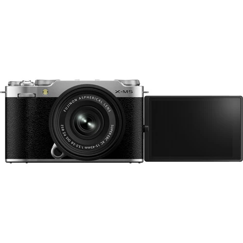 FUJIFILM X-M5 Mirrorless Camera with XC 15-45mm f/3.5-5.6 Lens (Silver) - Image 15