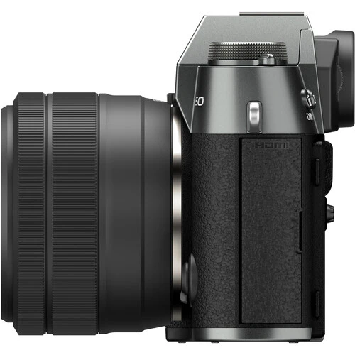 FUJIFILM X-T50 Mirrorless Camera with 15-45mm Lens (Charcoal Silver) - Image 4
