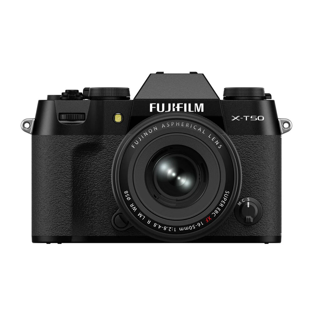 FUJIFILM X-T50 Mirrorless Camera with 16-50mm Lens (Black)