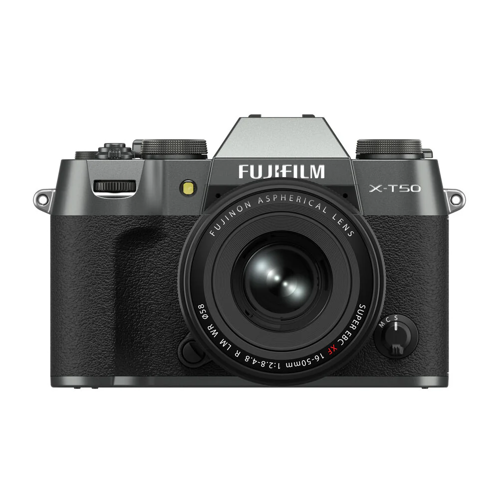 FUJIFILM X-T50 Mirrorless Camera with 16-50mm Lens (Charcoal Silver)