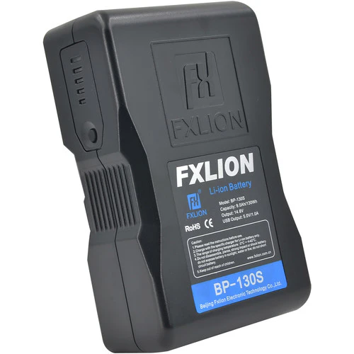 Fxlion Cool Black Series BP-130S 130Wh 14.8V Battery (V-Mount)
