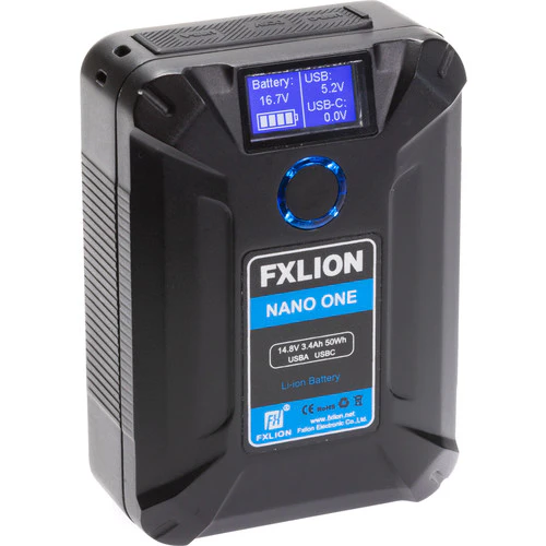 Fxlion NANO ONE 50Wh 14.8V Ultra-Compact Battery (V-Mount) - Image 2