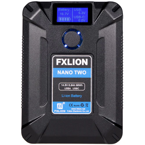 Fxlion NANO TWO-A Ultracompact Gold Mount Battery (98Wh)