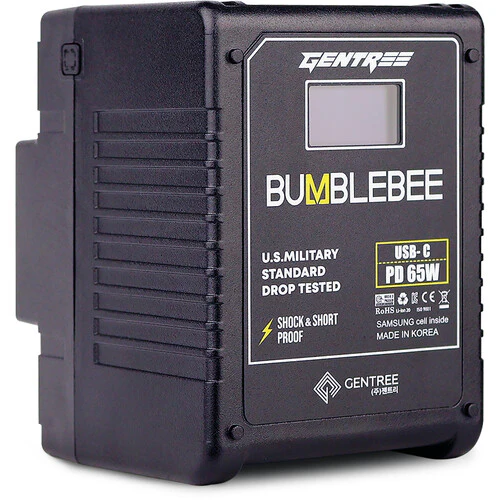 GENTREE Gold Mount Micro-Size Life-Cyle Counter Battery with OLED Display (145Wh) - Image 2