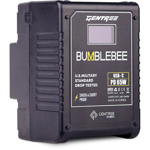 GENTREE Gold Mount Micro-Size Life-Cyle Counter Battery with OLED Display (98Wh) - Image 2