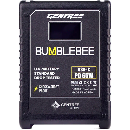GENTREE V-Mount Micro-Size Life-Cyle Counter Battery with OLED Display (98Wh) - Image 2