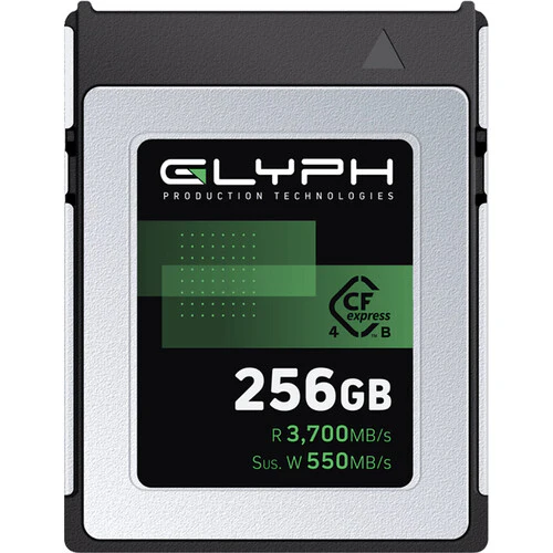 Glyph Technologies 256GB Capture+ CFexpress 4.0 Type B Memory Card