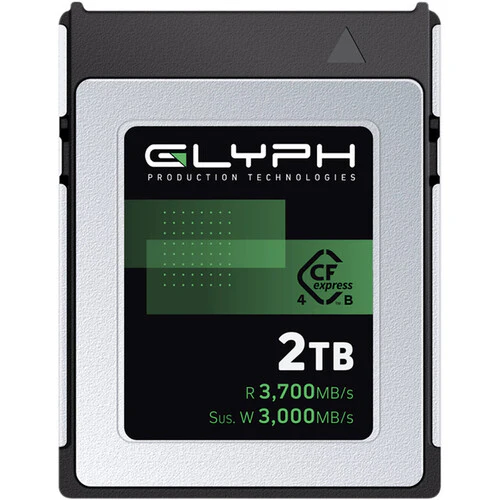 Glyph Technologies 2TB Capture+ CFexpress 4.0 Type B Memory Card