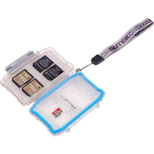 GUTEK Transparent Memory Card Case