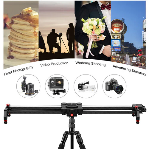 GVM Professional Video Carbon Fiber Motorized Camera Slider (32") - Image 7
