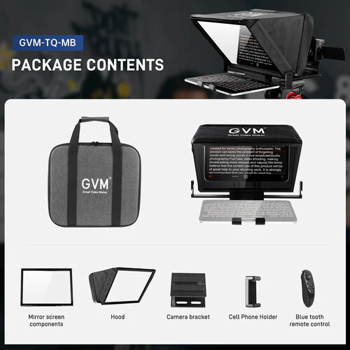 GVM Teleprompter TQ-MB for Tablets & Smartphones with Remote Control - Image 7
