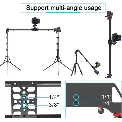 GVM Wireless Carbon Fiber Motorized Camera Slider (47") - Image 6
