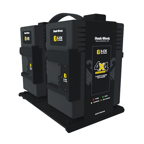 Hawk-Woods 4-Channel Simultaneous Ultra-Fast Charger for B-Lok Batteries