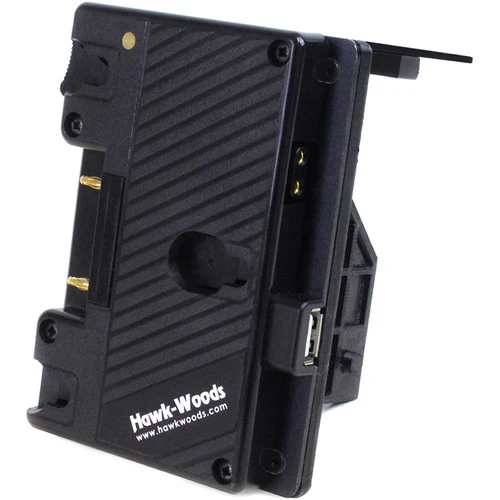 Hawk-Woods Sony FX9 Battery Plate with D-Tap & USB Out (Gold Mount) (*OPEN BOX*) - Image 2