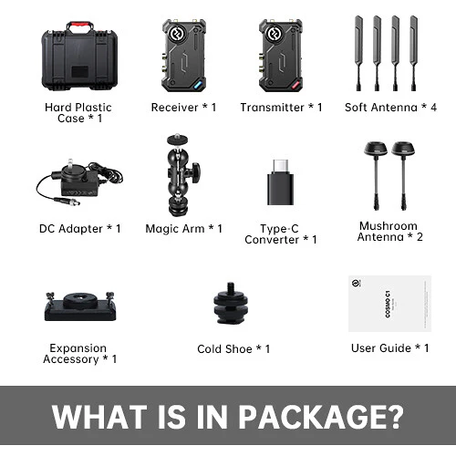 Hollyland Cosmo C1 SDI/HDMI Wireless Video Transmission System - Image 4