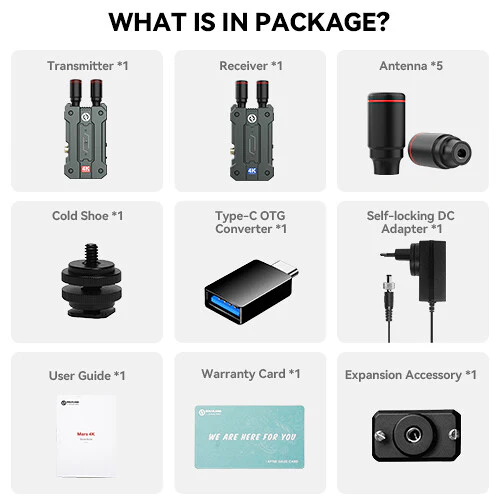 Hollyland Mars 4K Wireless Video Transmission System - Image 5