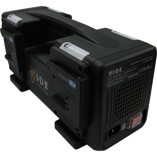 IDX System Technology BL-4SX 4-Bay Battery Simultaneous Quick Charger (B-Mount) - Image 2