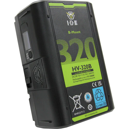IDX System Technology CinePower HV-320B 28.7V 307Wh B-Mount Battery - Image 3