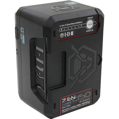 IDX System Technology ZENITH ZEN-C150G Gold Mount Lithium-Ion Battery (145Wh)