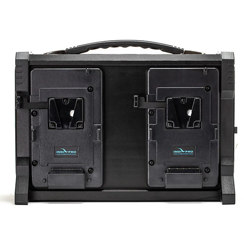 IndiPRO Tools 4-Bay Pro Battery Charger for Four V-Mount Batteries - Image 2