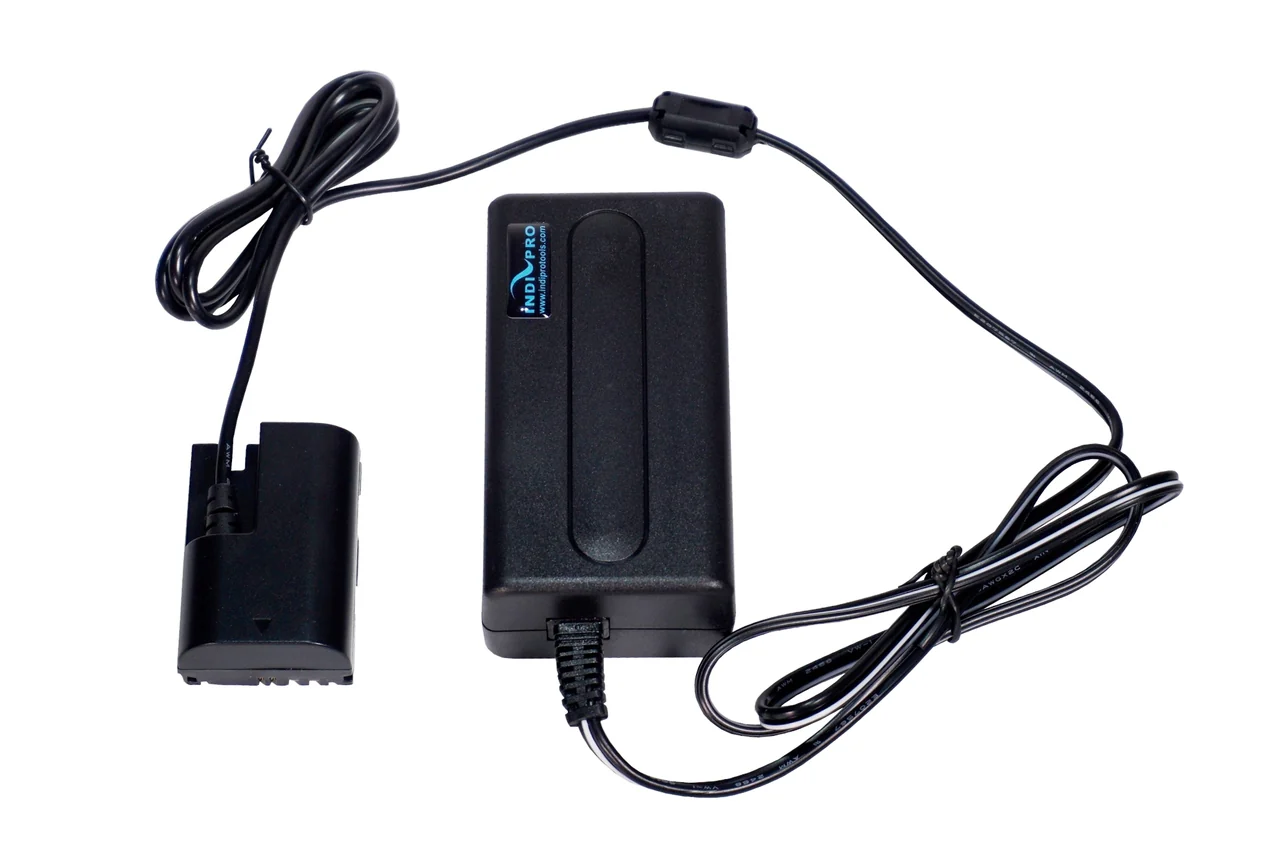 IndiPRO Tools AC Power Supply with LP-E6 Dummy Battery (8 ft) - Image 3